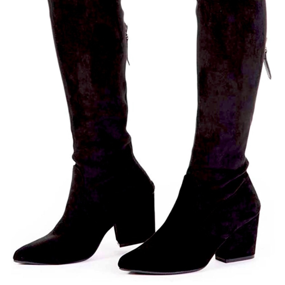 Over the knee women’s boots.